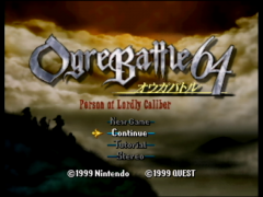 Ogre Battle (Ogre Battle 64: Person of Lordly Caliber)