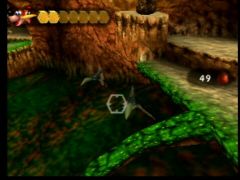 Cette vue permet de viser plus facilement (Banjo-Tooie)