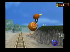 Voilà un Doduo, dommage il ne se laisse pas photographier de face ! (Pokemon Snap)