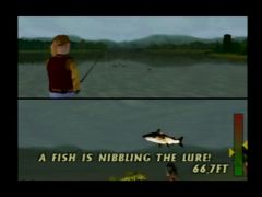 Bien gérer les mouvements du leurre est une des clés de la réussite (Bass Hunter 64)