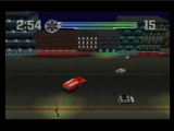 Mission étrange de Power Rangers Lightspeed Rescue sur Nintendo 64. Ramasser des gens sur le bord de la route, mais sans se soucier d'autres voitures