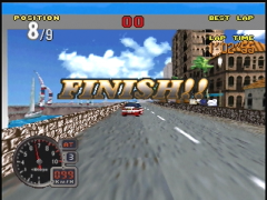 Je finis 8e (Rally Challenge 2000)