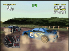 Gros dérapage en Subaru (Rally Challenge 2000)