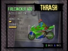 Cette moto est très lente (Road Rash 64)