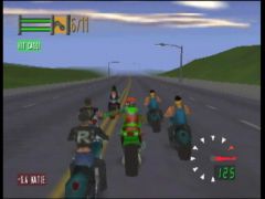 Road Rash 64 sur Nintendo 64, c'est fait pour foutre des mandales ! Prends ça! (Road Rash 64)