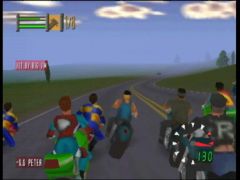 8 pilotes au coude à coude (Road Rash 64)