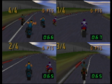 De la castagne à moto à 4 en même temps dans le jeu Road Rash 64 sur Nintendo 64 !