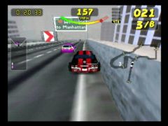 En plein brouillard. (Rush 2: Extreme Racing)