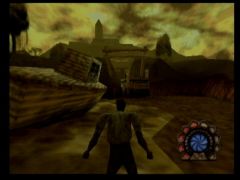 Mike Leroi en mode vivant dans les Bayous de Louisiane du jeu Shadow Man sur Nintendo 64. Attention aux crocodiles ! (Shadow Man)