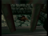 Atterissage musclé de Del dans sa cellule lors de l'introduction du jeu Shadowgate 64 : Trial of the four Towers