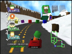 Ce jeu n'est pas très passionnant (South Park Rally)