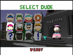 Sélection du joueur (South Park Rally)