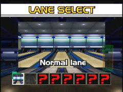 Choix de la piste (Super Bowling)