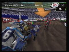 Il faut se battre dans le peloton (Supercross 2000)