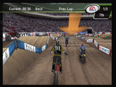 De la tôle ondulée (Supercross 2000)