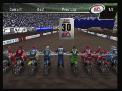 Le départ. (Supercross 2000)