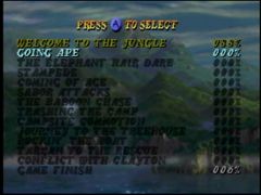 La liste des stages. (Tarzan)