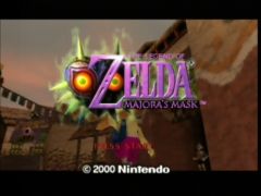 Ecran titre. (The Legend Of Zelda: Majora's Mask)