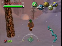 Attention aux boules de neige qui dégringolent. (The Legend Of Zelda: Majora's Mask)