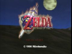 Ecran Titre (The Legend Of Zelda: Ocarina Of Time)