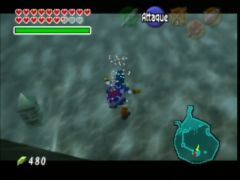 Il faut les bottes en plomb pour marcher sous l'eau. (The Legend Of Zelda: Ocarina Of Time)