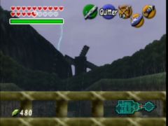 Le village Cocorico. (The Legend Of Zelda: Ocarina Of Time)