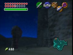 Vous voilà face au temple de l'esprit. (The Legend Of Zelda: Ocarina Of Time)