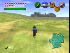 Plaine d'Hyrule. (The Legend Of Zelda: Ocarina Of Time)