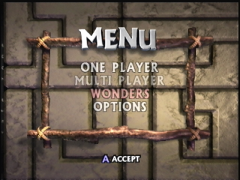 Le menu (The New Tetris)