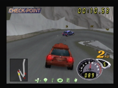 La résolution native est en plein écran (Top Gear Rally 2)
