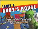 Le premier niveau est la maison d'Andy