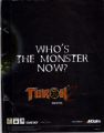 Who's the monster now ? Publicité anglaise pour le jeu Turok 2 : Seeds of Evil en double-page - page 2/2