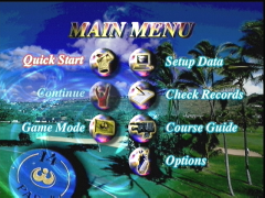Menu (Waialae Country Club: True Golf Classics)