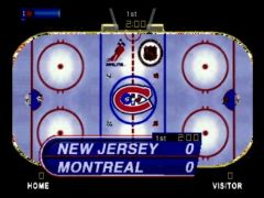 La patinoire. (Wayne Gretzky's 3D Hockey)