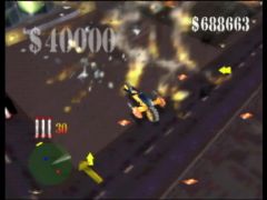 Le fun par excellence de Blast Corps, on casse tout et on gagne de l'argent! Je crois que je vais changer de métier! (Blast Corps)