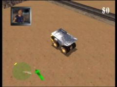 The Backlash Truck, the most complicated vehicle to master in the game.  (Blast Corps)
