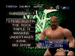 Choix de la superstar (WWF Wrestlemania 2000)