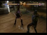 Combat entre Xena et cet abruti de Joxer dans le jeu Xena Warrior Princess - the talisman of fate sur Nintendo 64