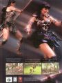 Publicité américaine présentant Lucy Lawless en action pour le jeu Xena Warrior Princess - The Talisman Of Fate sur Nintendo 64