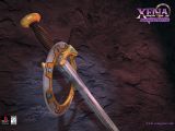 Artwork des armes de Xena, dont le fameux anneau, dans le jeu Xena Warrior Princess - the talisman of fate sur Nintendo 64