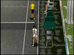 Les joueurs prennent place (All Star Tennis 99)