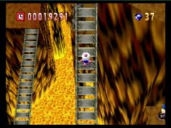 Il faudra escalader beaucoup d'escaliers (Bomberman 64)