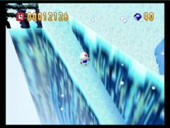 Attention à ne pas tomber de la falaise (Bomberman 64)