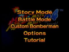 Choix du mode de jeu (Bomberman 64: The Second Attack)