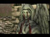 Certaines cinématiques de Castlevania sur Nintendo 64 sont vraiment réussies. Ici, les pleurs de sang de cette statue feront apparaître un monstre.