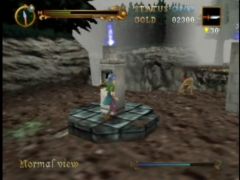 Activez cet interrupteur pour passer ce fossé, mais une phase de plate-formes compliquée vous attend dans Castlevania sur Nintendo 64 (Castlevania)