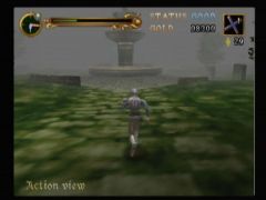 Le brouillard est fort présent dans le jardin (Castlevania: Legacy of Darkness)