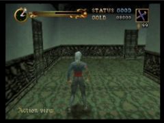 Exploration des couloirs du château (Castlevania: Legacy of Darkness)