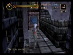 Retour dans le chateau de nuit, la porte scellée peut être ouverte (Castlevania: Legacy of Darkness)