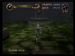 Un monument dans la cour (Castlevania: Legacy of Darkness)